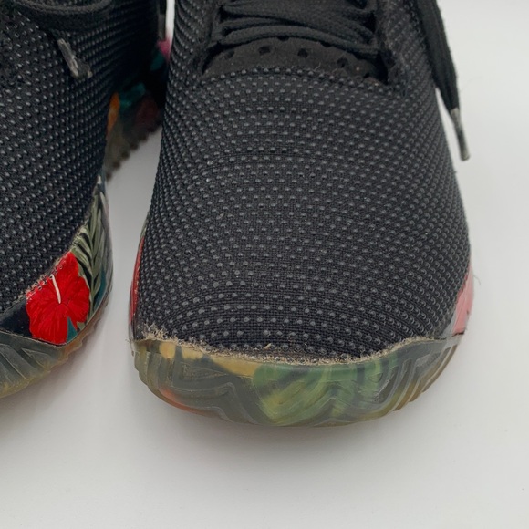 NOBULL Black Trainers with Floral Sole – Women’s 8 (Approx.) - Picture 6 of 14